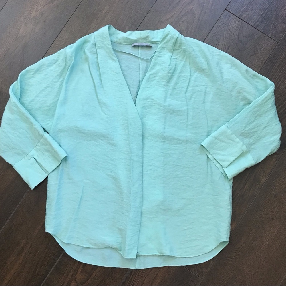 Cos aqua button up - Picture 5 of 9
